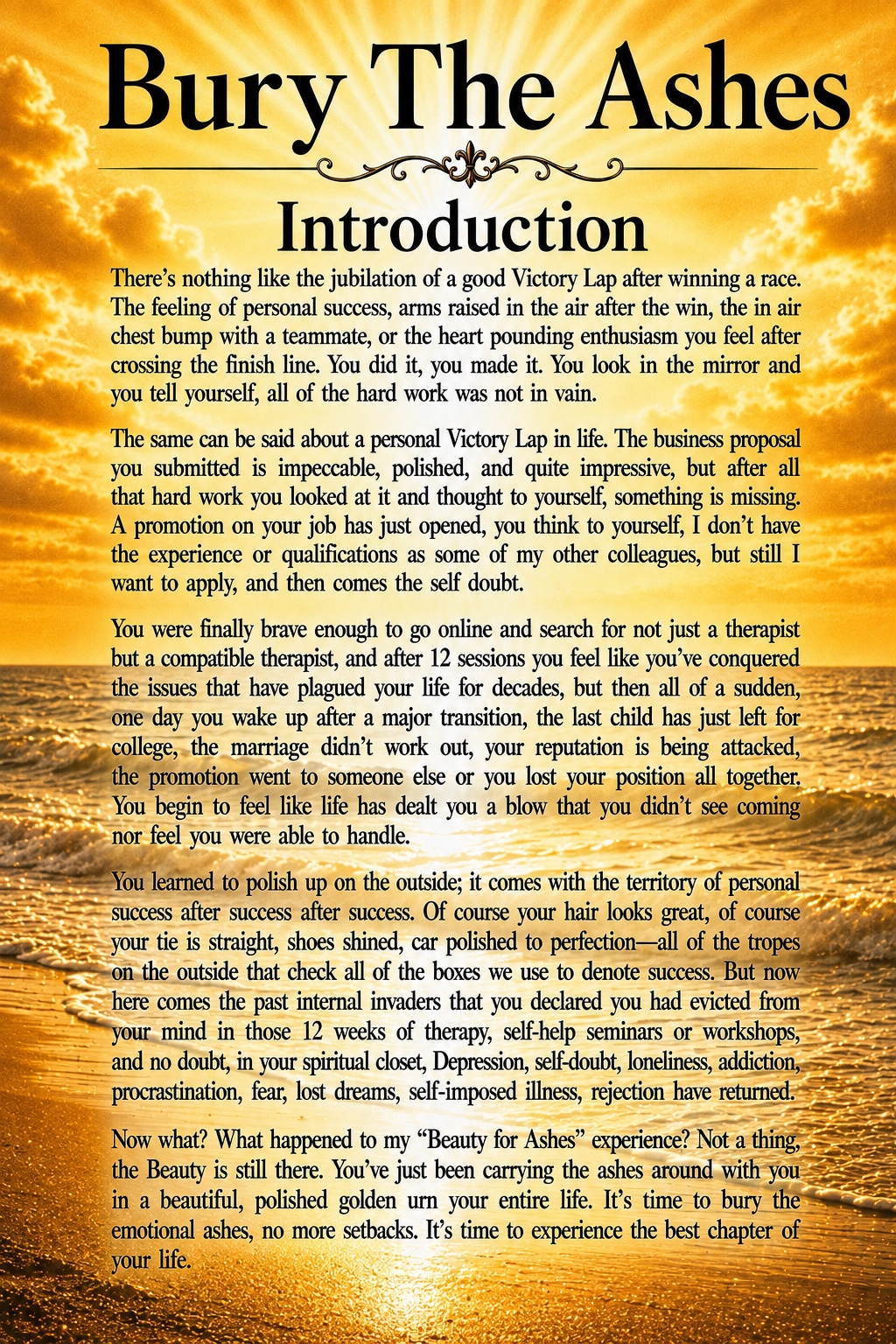 Introduction page from Bury the Ashes