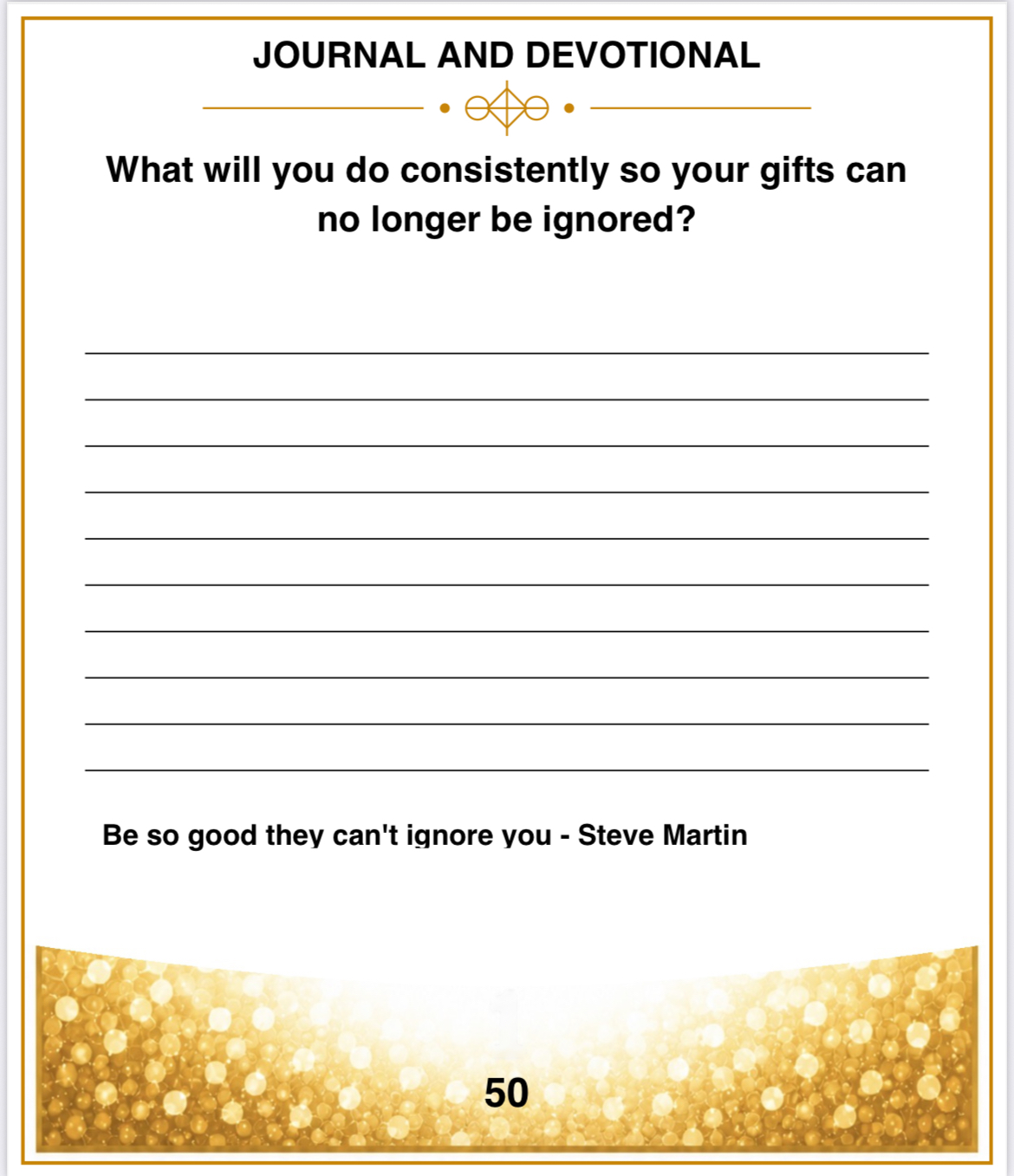Full Journal and Devotional page 50